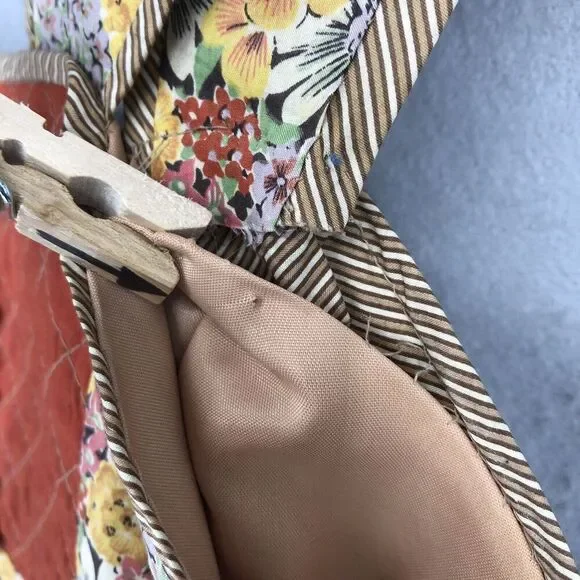 Vintage Anna Belinda Womens Dress Boho Hippie Cottage Brown Small S - Picture 10 of 12